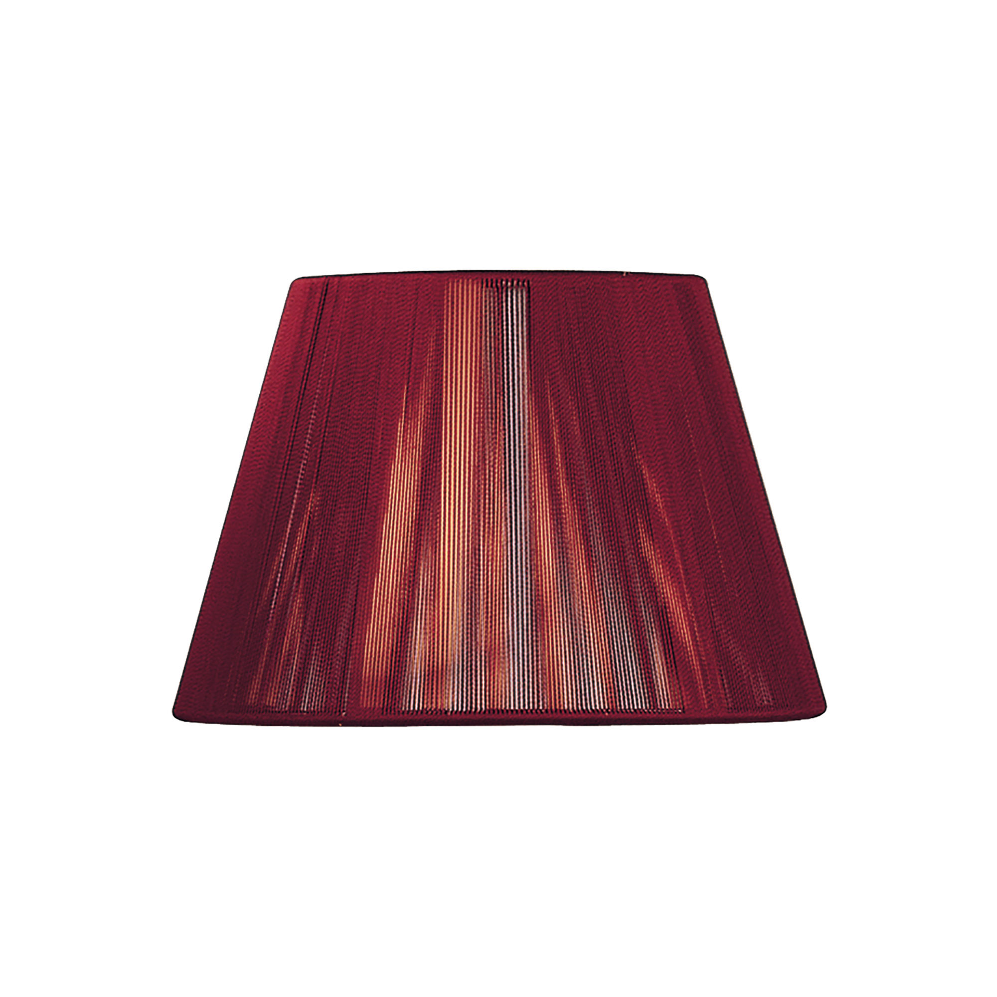 MS034  Silk 30cm String Shade Red Wine